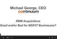 michael george, ceo continnuum